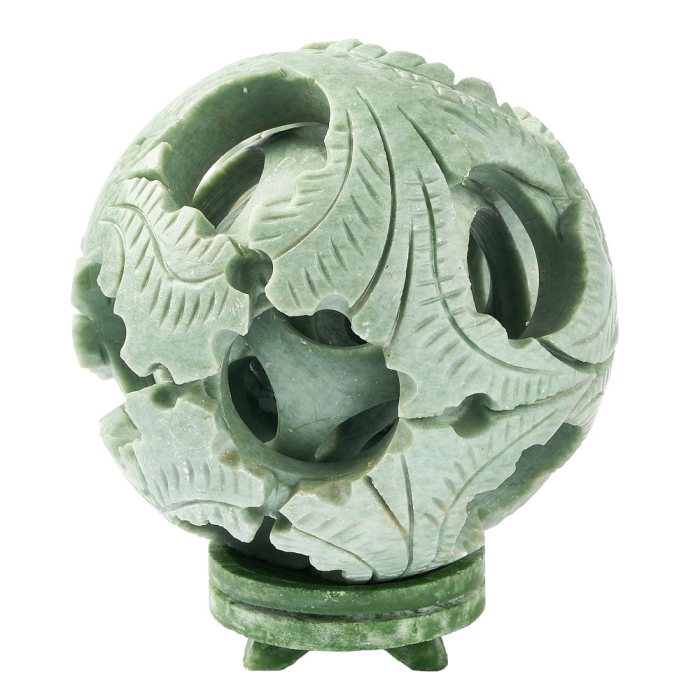 Serpentine Sphere on stand, 10cm (1pcs) NFD