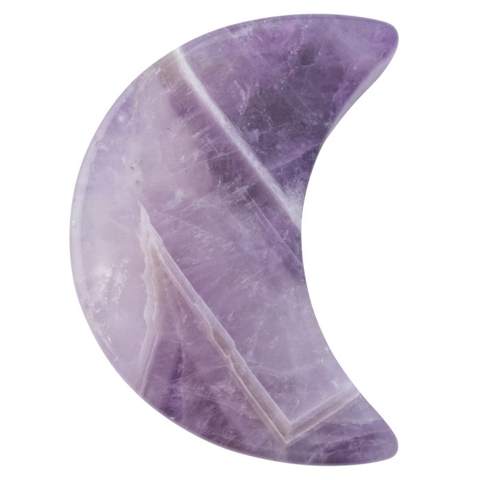Amethyst 30mm Moon (1pc) NETT