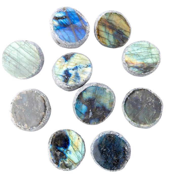 Labradorite Dragon Egg, Madagascar (10pc) NETT