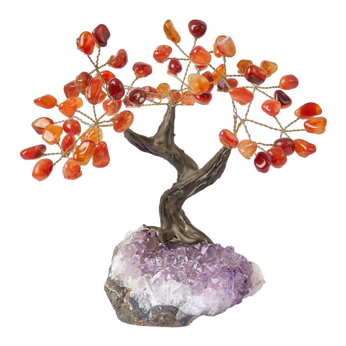 Carnelian Bonsai Tree, 12 Branches (1pc)