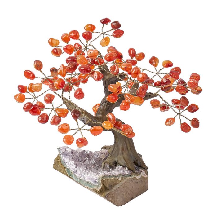 Carnelian Bonsai Tree, 24 Branches (1pc)