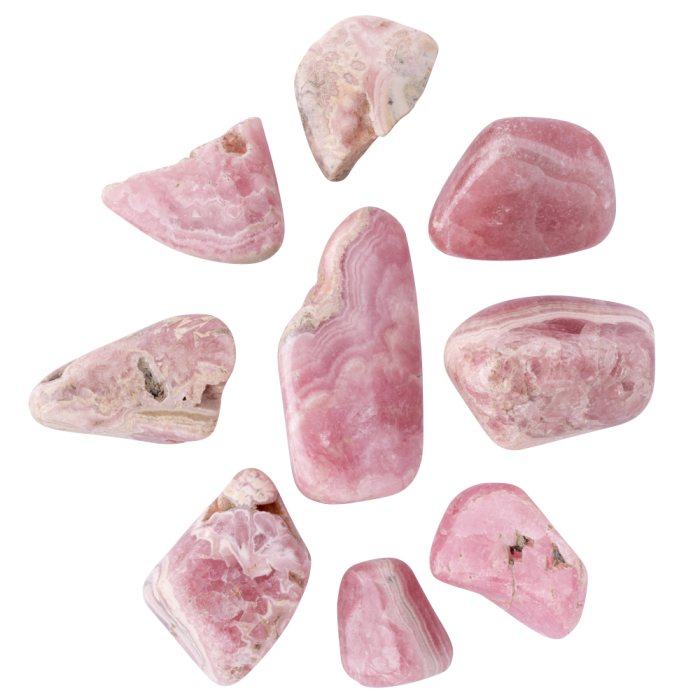 Rhodochrosite 1st Grade Small Tumblestone 10-20mm, USA (50g) NETT