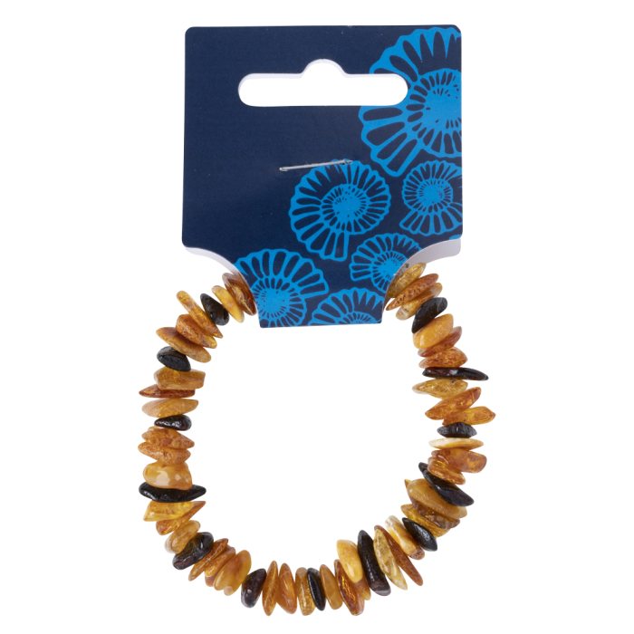 Mixed Amber Chip Bracelet (1pc)