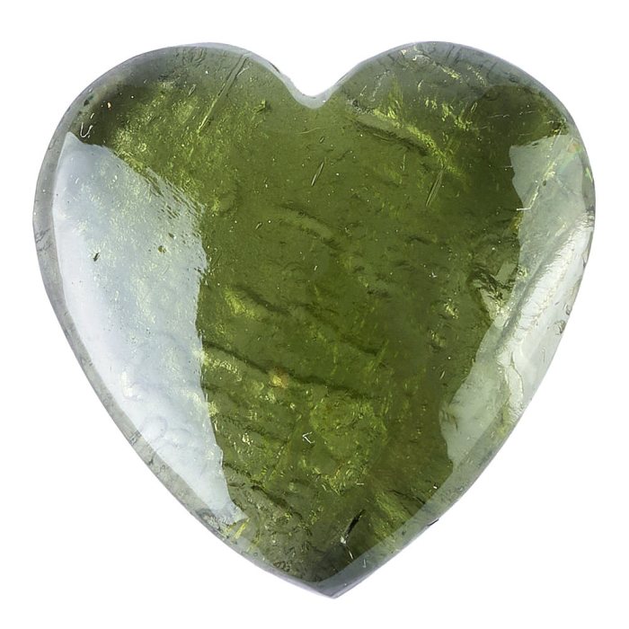 Moldavite Heart Carving 1.75g (1pc)