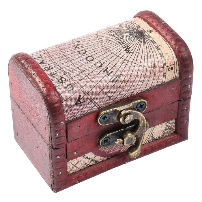 Treasure Chest, Style 1, 8x5x6cm (6pcs) NFD
