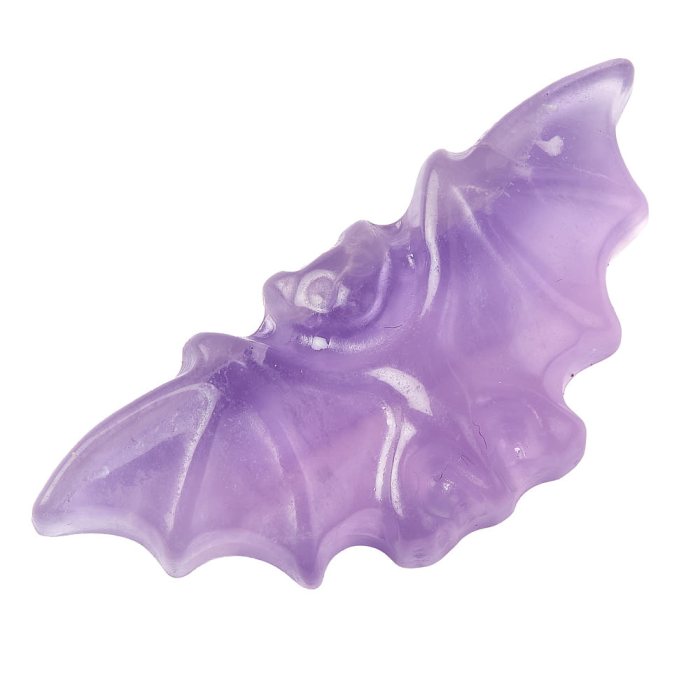 Lilac Fluorite Bat (1pc) NFD