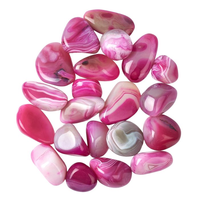 Pink Agate Tumblestones (kg) (NFD)
