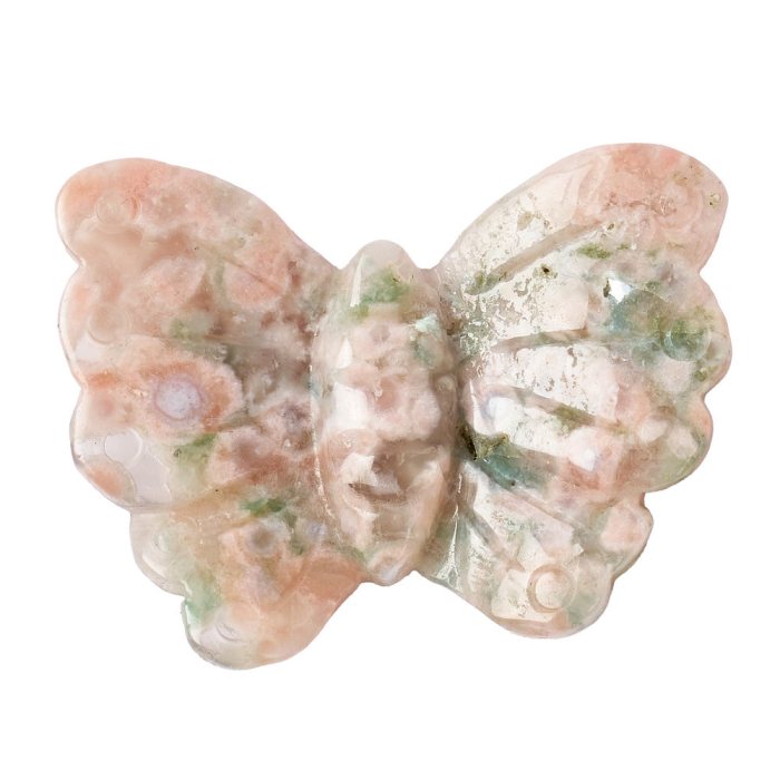 Flower Agate Butterfly (1pc) NFD