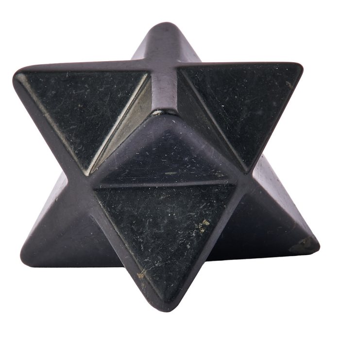 Shungite Merkabah, approx 2.5cm (1pc) NFD