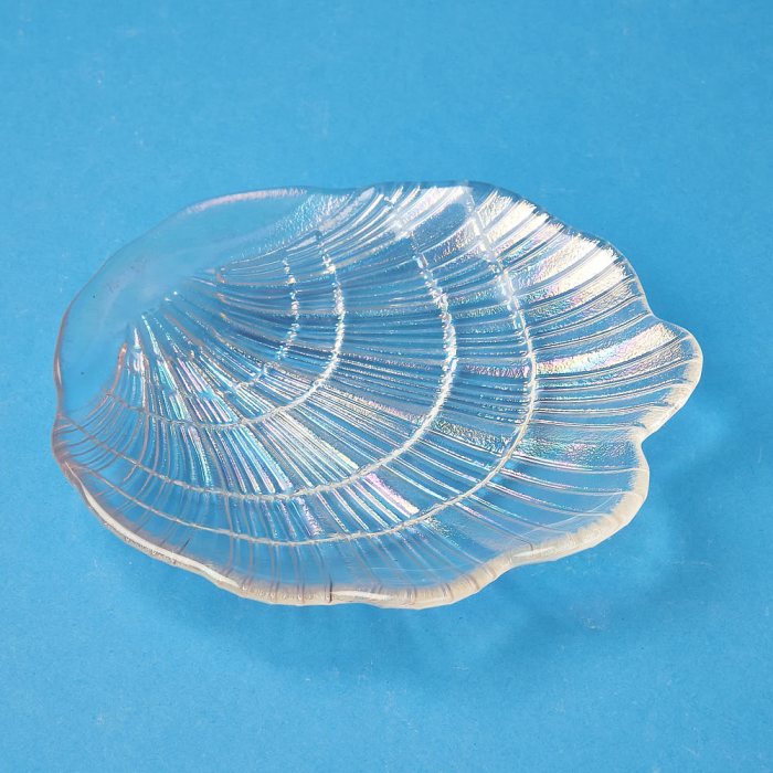 Shell Shape Aura Glass Dish (1pc) NFD