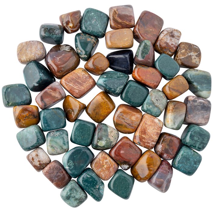 Fancy Jasper Tumblestone Refill (50pcs) NETT