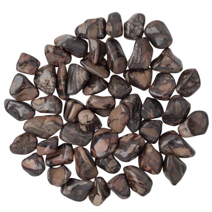 Pink Spider Jasper Tumblestone Refill (50pcs) NETT