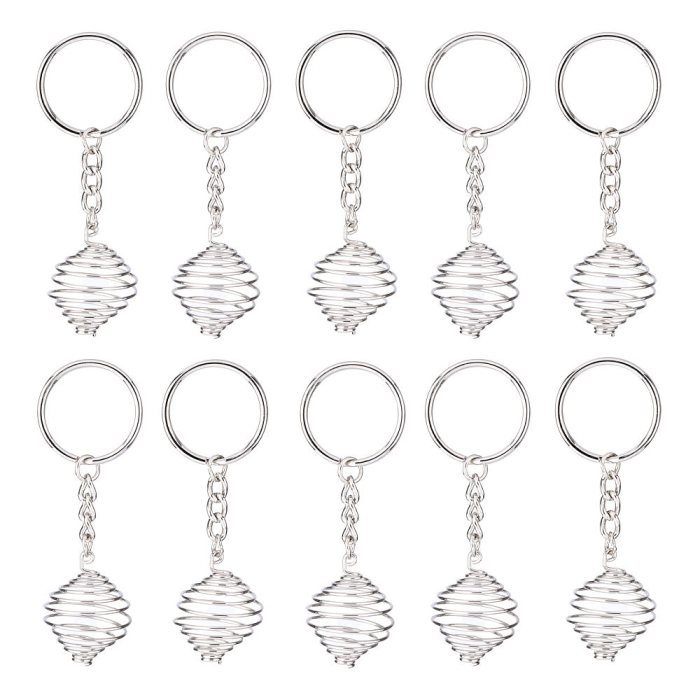 Keyring with 25mm Spiral (10pcs) NFD