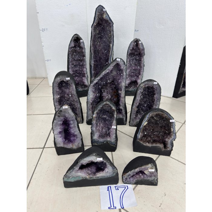 Amethyst Cathedral Crate No.17. 206.6KG (11PCS) 