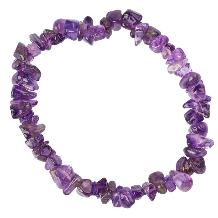 7.5" Chip Bracelet Amethyst (1pc) nett