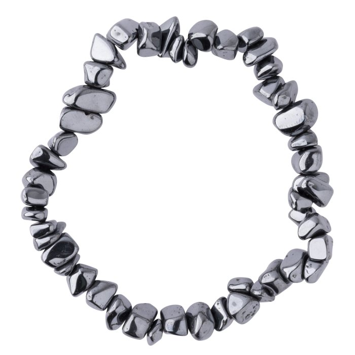 7.5" Hematine Chip Bracelet (1pc) 