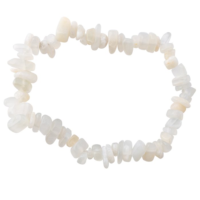7.5" Chip Bracelet Moonstone (1 Piece) NETT