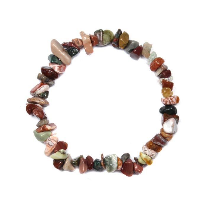 7.5" Ocean Jasper Chip Bracelet (1pc) NETT