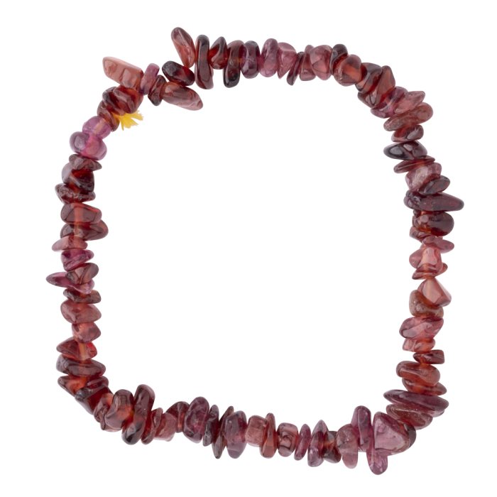 7.5" Hessonite Garnet Chip Bracelet (1pc) NETT