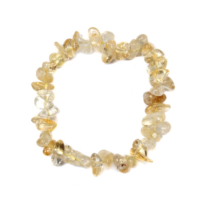 7.5" Citrine (Heat Treated) Chip Bracelet AA Grade (1pc) NETT