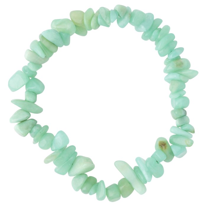 7.5" Hemimorphite Chip Bracelet (1pc) NETT