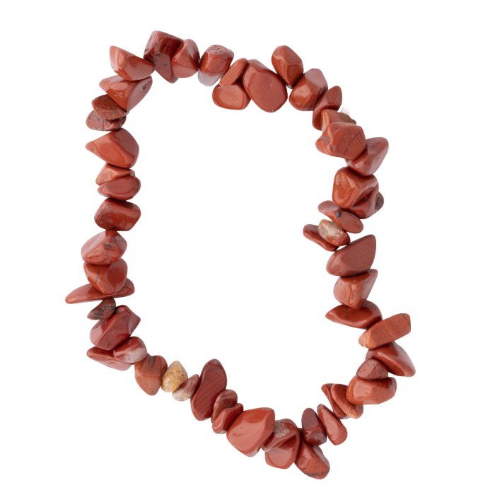 7.5" Chip Bracelet Red Jasper (1 Piece) NETT