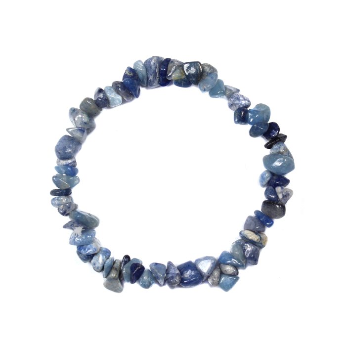7.5" Chip Bracelet Blue Quartz (1 Piece) NETT