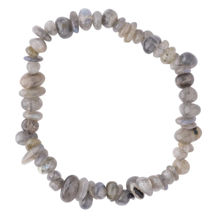 7.5" Freeform Labradorite Chip Bracelet (1pc) NETT