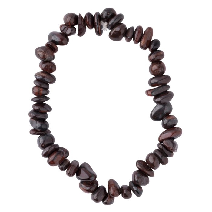 7.5" Freeform Red Tiger Eye Chip Bracelet (1pc) NETT