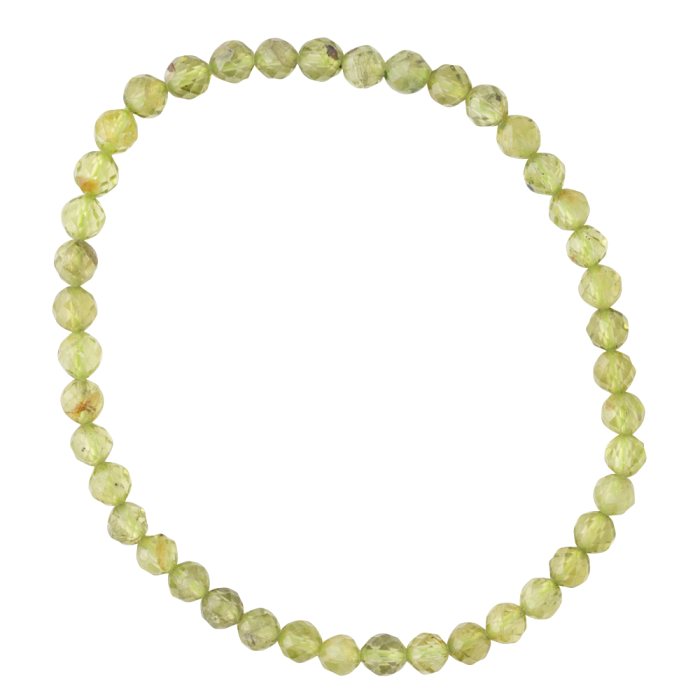 4mm Faceted Peridot Bracelet (1pc) NETT