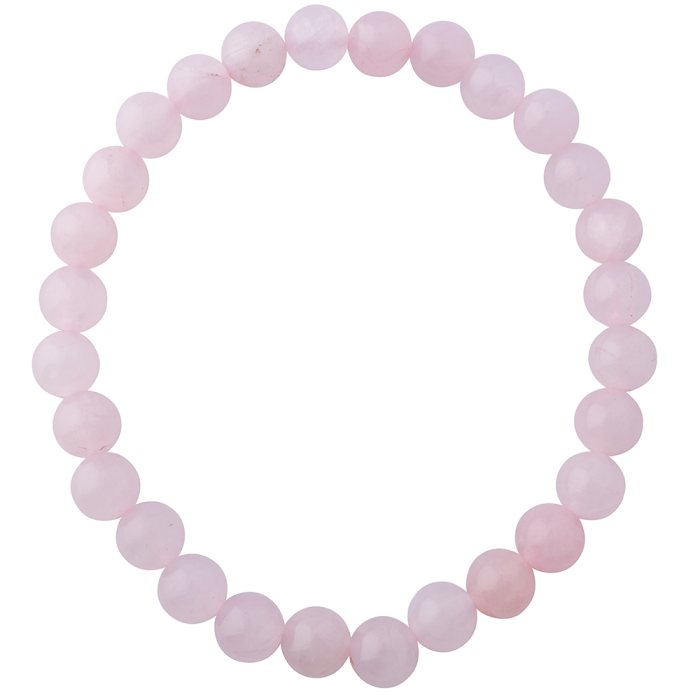6mm Rose Quartz Bead Bracelet (1pc) NETT