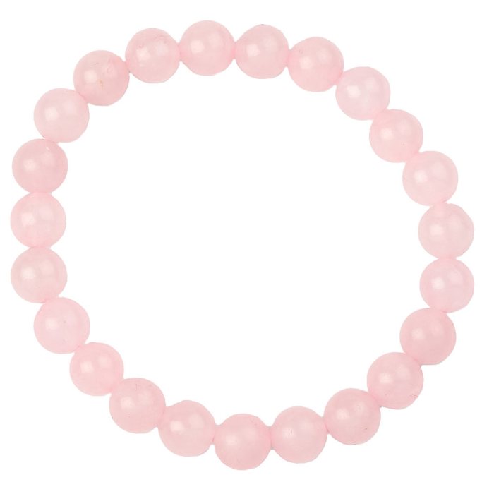 8mm Rose Quartz Bead Bracelet (1pc)