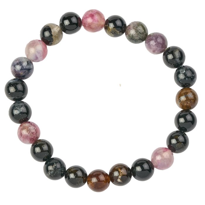 8mm Tourmaline Bead Bracelet (1pc)