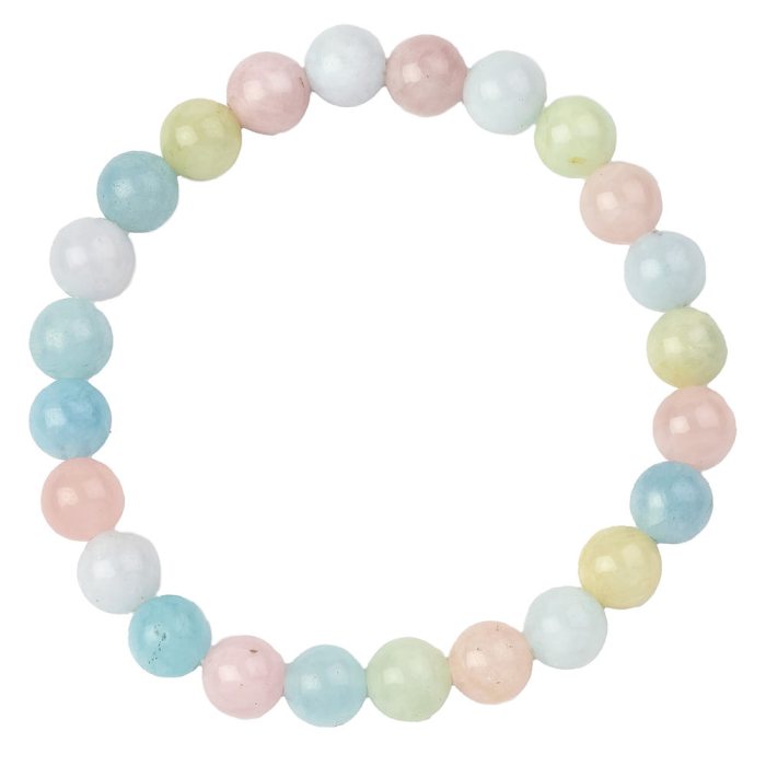8mm Morganite Bead Bracelet (1pc)