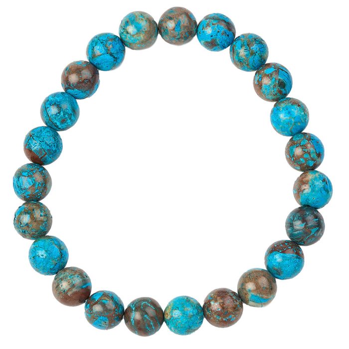 8mm Chrysocolla Bead Bracelet (1pc)