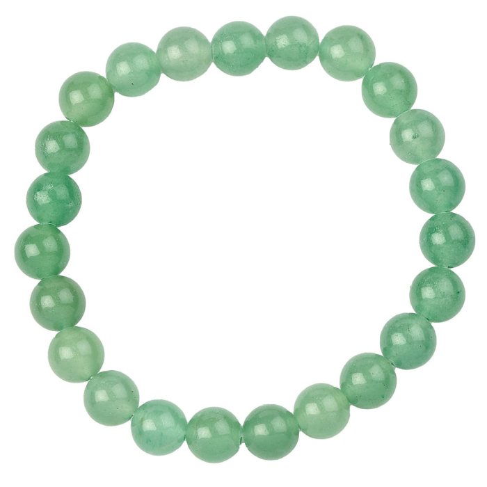 8mm Bead Bracelet Green Aventurine (1pc)