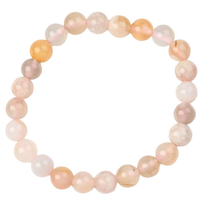 8mm Cherry Agate Bead Bracelet (1pc)