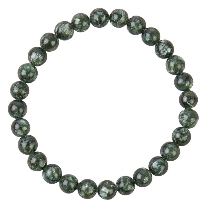 7mm Seraphinite Bead Bracelet (1pc)