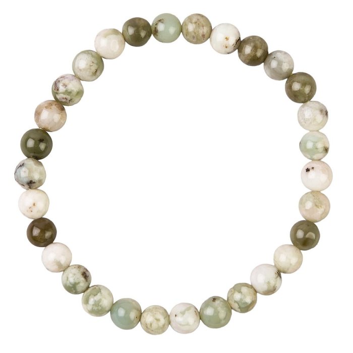 6mm Nephrite Bead Bracelet (1pc)