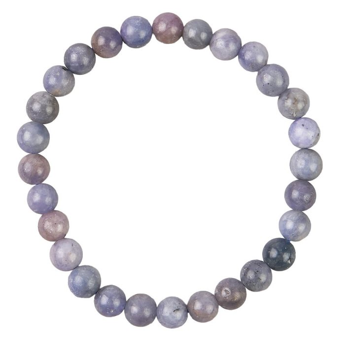 6mm Tanzanite Bead Bracelet (1pc)