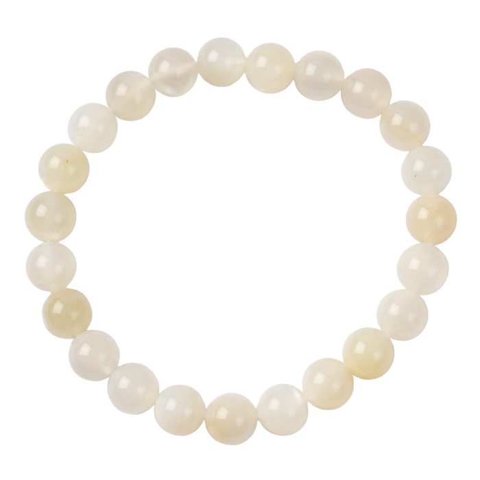 8mm Bead Bracelet Moonstone (1pc)