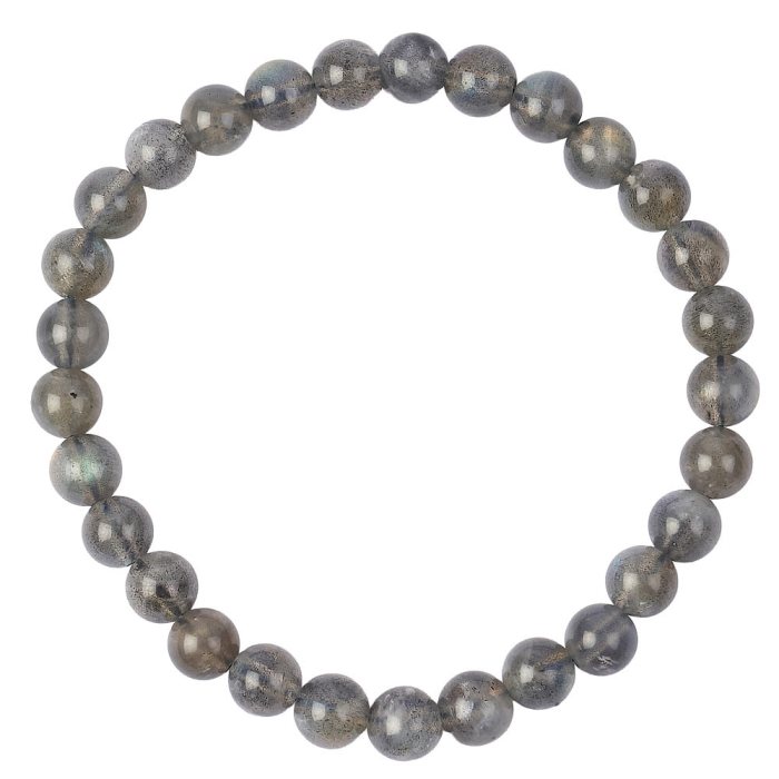 6mm Labradorite Bead Bracelet (1pc)