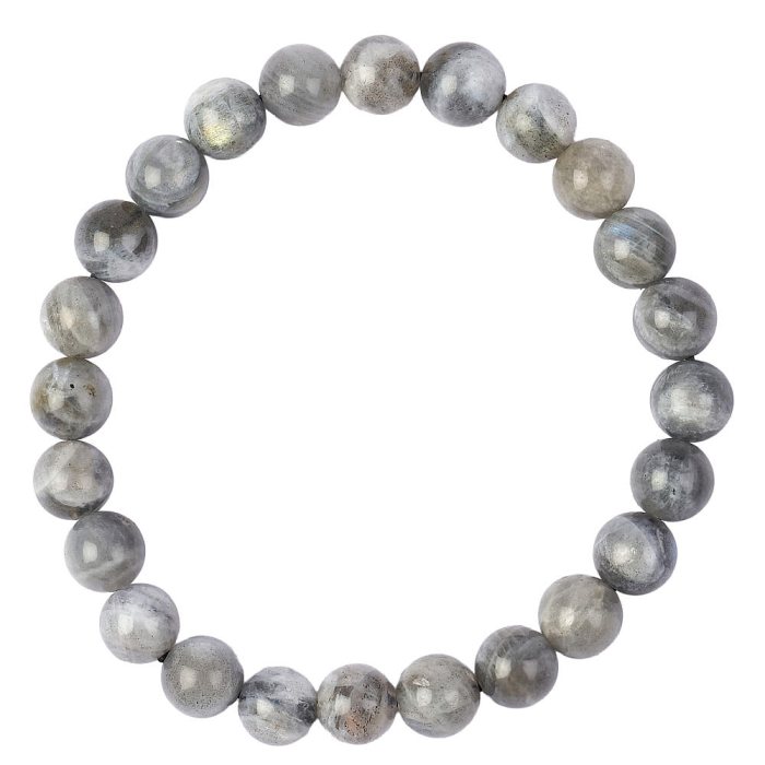 8mm Labradorite Bead Bracelet (1pc)
