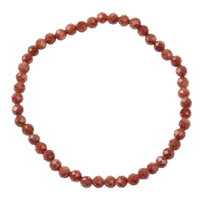 4mm Goldstone Faceted Bracelet (1pc)