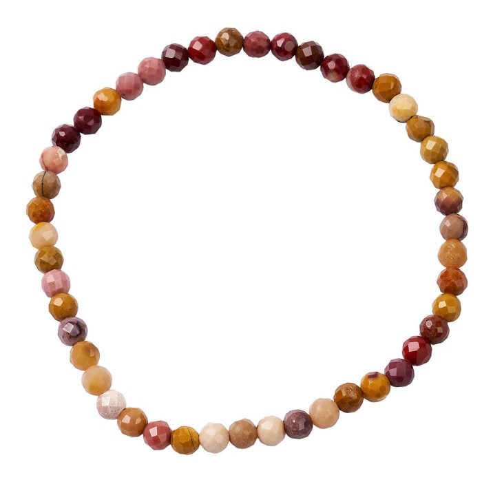 4mm Mookaite Faceted Bracelet (1pc)