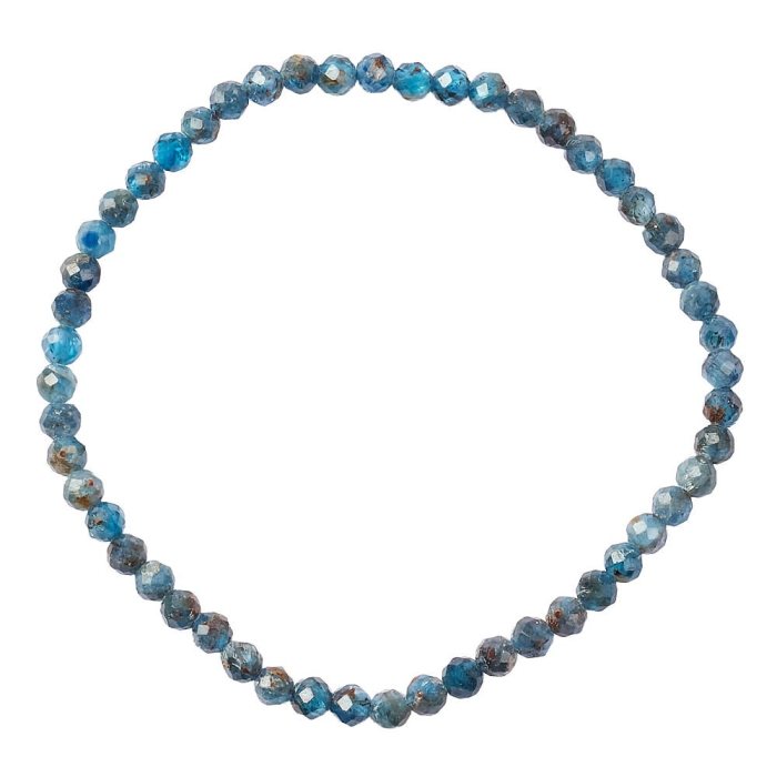 3mm Apatite Faceted Bead Bracelet (1pc)