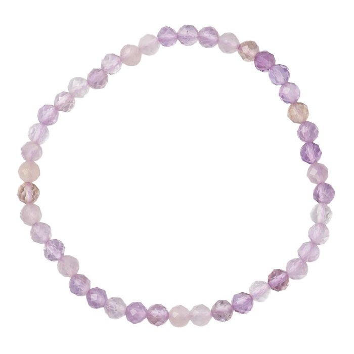 4mm Ametrine Faceted Bead Bracelet (1pc)