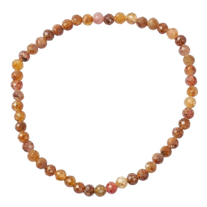 4mm Yellow Sapphire Faceted Bead Bracelet (1pc)