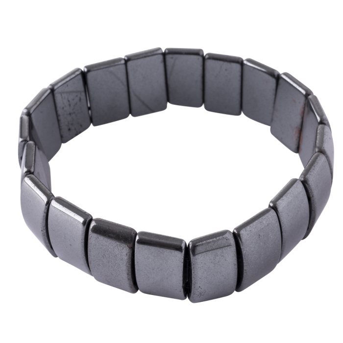 Hematite Large D-Shape Bracelet (A) (5 Piece) NETT
