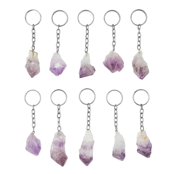 Amethyst Point Keyring (10pcs) NFD